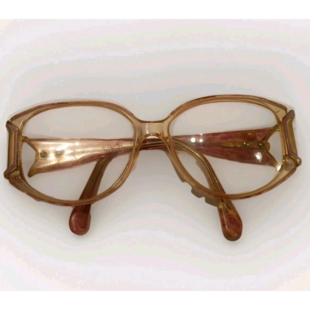 SL Gold & Marble Pink Vintage Eyeglass - Picture 5 of 12